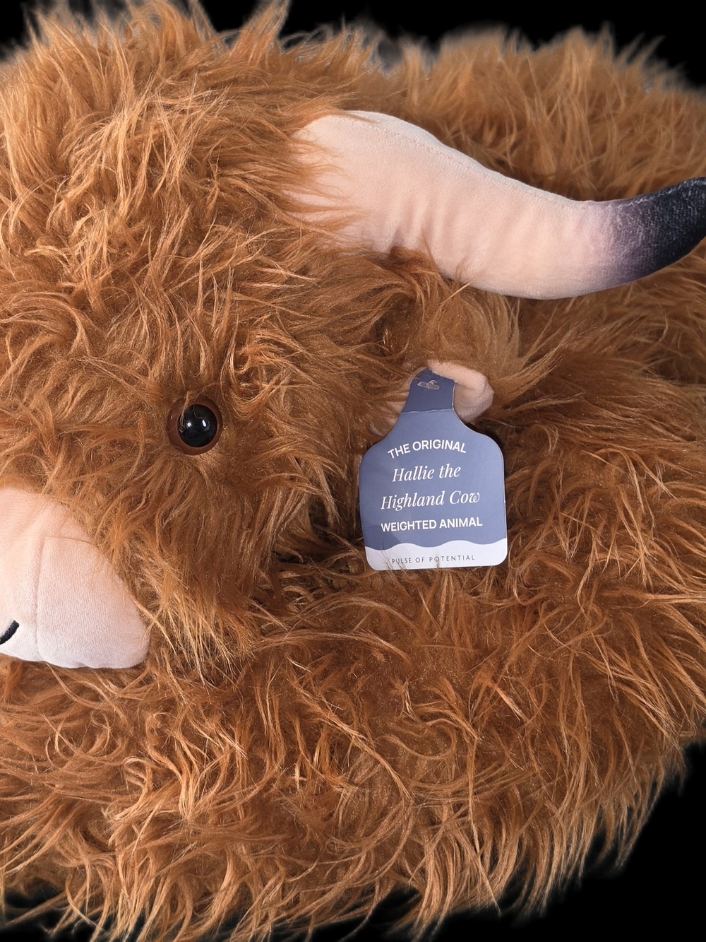 NWT Hallie the Highland Cow Comfort Weighted Animal For Anxiety, Stress relief